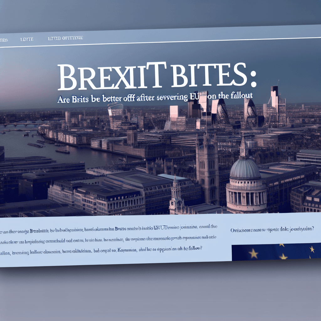 Brexit Bites: Are Brits Better Off after Severing EU Ties? An Opinion on The Fallout Brexit Bites: Are Brits Better Off after Severing EU Ties? An Opinion on The Fallout - Cover Image