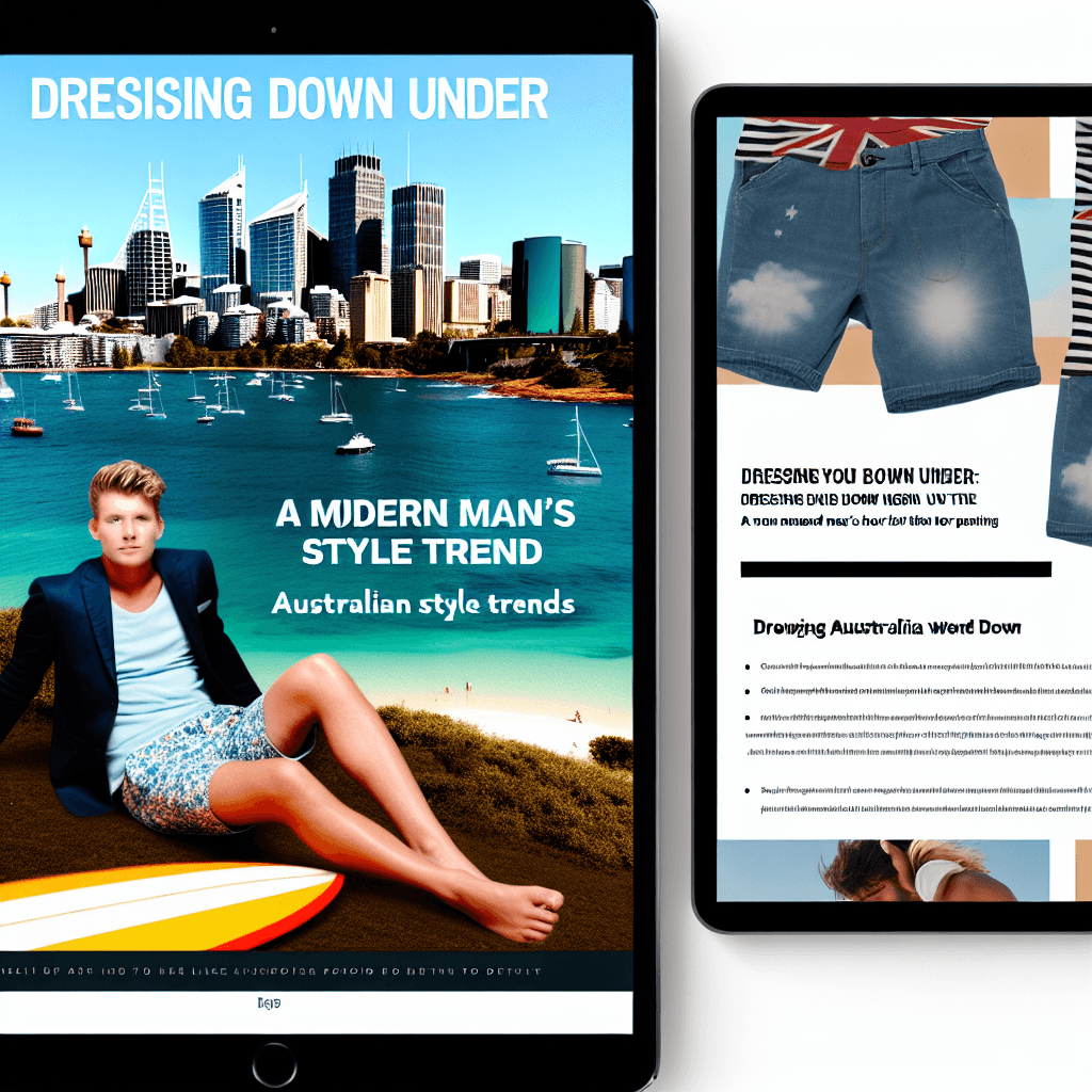 Dressing Down Under: A Modern Man's Guide to Australian Style Trends Dressing Down Under: A Modern Man's Guide to Australian Style Trends - Cover Image
