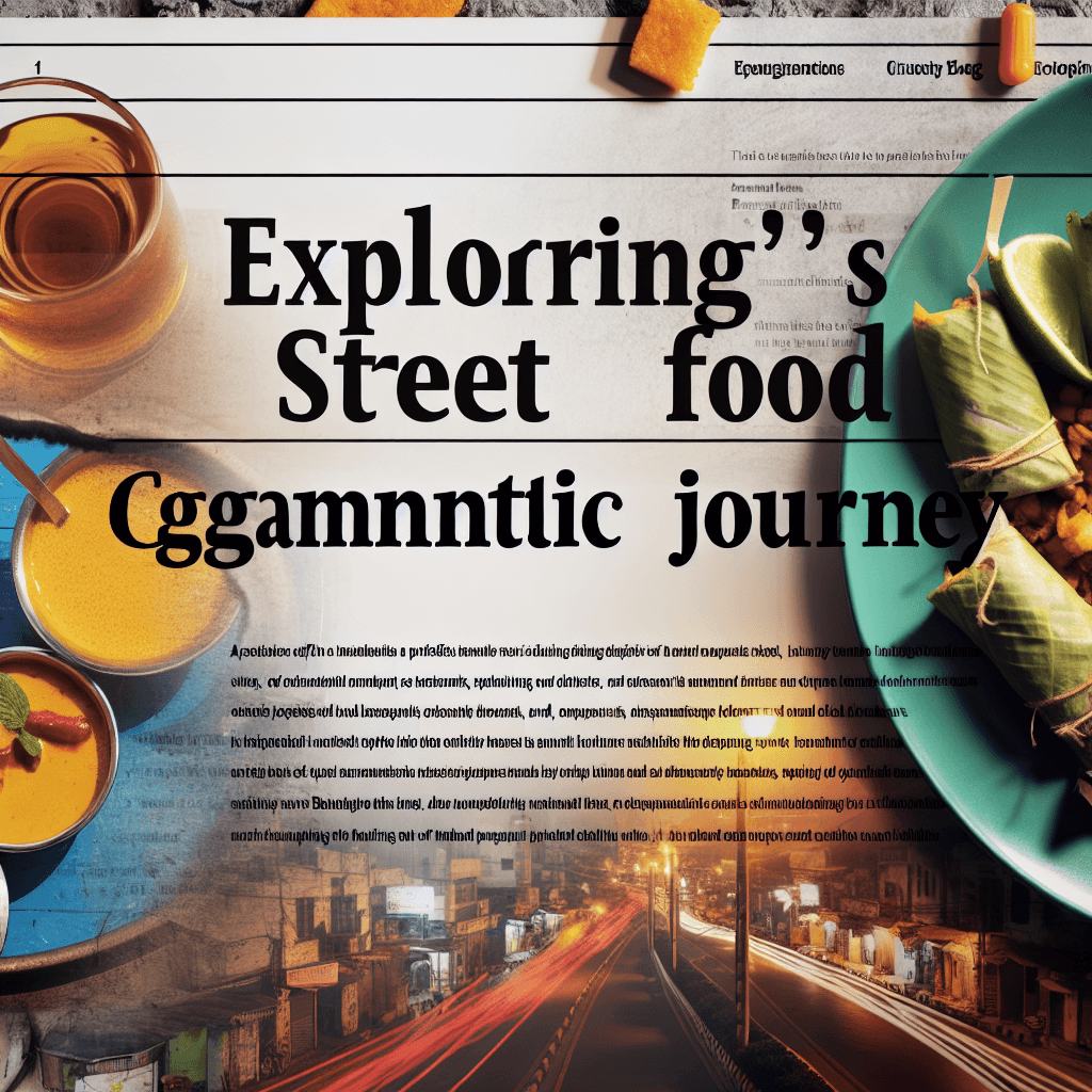 Exploring India's Street Food: A Gastronomic Journey Exploring India's Street Food: A Gastronomic Journey - Cover Image