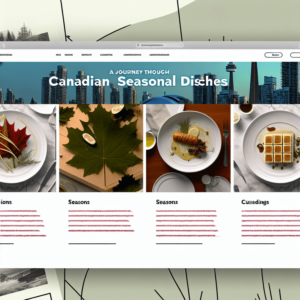 Savour the Seasons: A Journey through Canadian Seasonal Dishes inspired by Pinch of Yum
