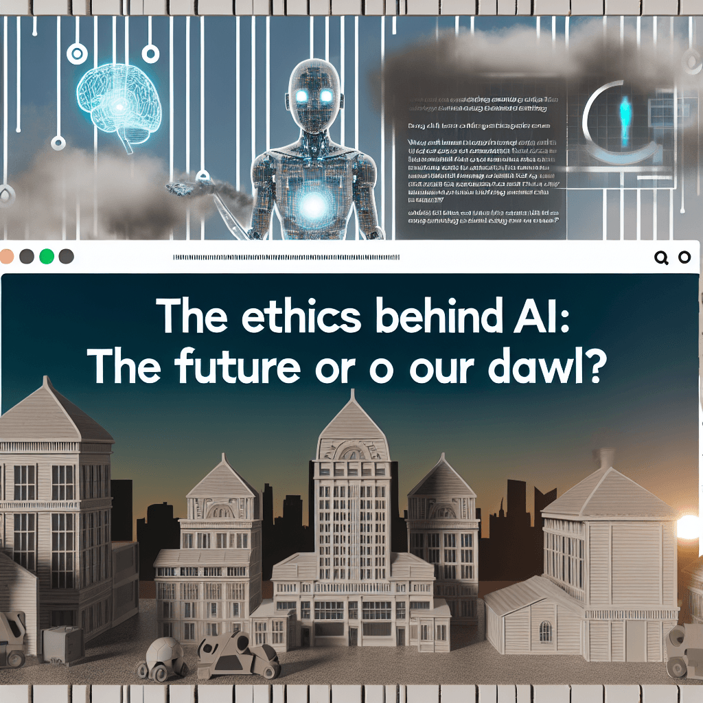 The Ethics Behind AI: The Future or Our Downfall?
