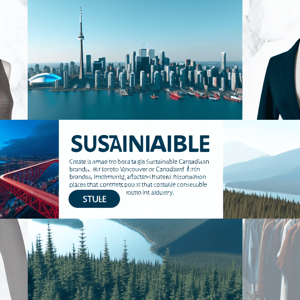 Top 10 Sustainable Canadian Fashion Brands to Keep an Eye On Top 10 Sustainable Canadian Fashion Brands to Keep an Eye On - Cover Image
